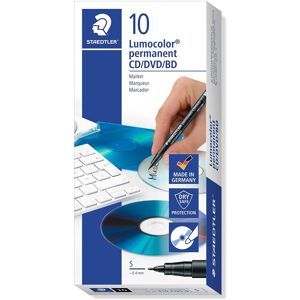 Staedtler Lumocolor Permanent CD/DVD 310 CDS-9 Marker Pen Superfine 0.4 mm Line Staedtler Lumocolor Permanent CD/DVD 310 CDS-9 Marker Pen Superfine 0.4 mm Line