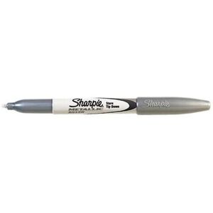 Sharpie Silver Metallic Fine Point Permanent Marker - Art & Craft Sharpie Silver Metallic Fine Point Permanent Marker - Art & Craft