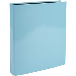 Exacompta AQUAREL Plastic Coated A4 Ring Binder 2 Rings 40mm Spine Pastel Blue Exacompta AQUAREL Plastic Coated A4 Ring Binder 2 Rings 40mm Spine Pastel Blue