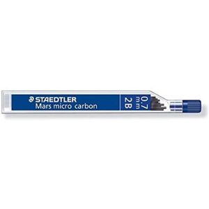 Staedtler Mars Micro 0.7 mm 2B Refill Lead for Mechanical Pencils (Pack of 12 Tu Staedtler Mars Micro 0.7 mm 2B Refill Lead for Mechanical Pencils (Pack of 12 Tu