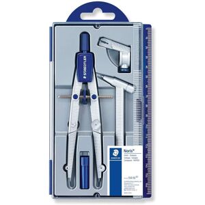STAEDTLER Noris Club 550 02 School Compass with Centre Wheel Set with Extension STAEDTLER Noris Club 550 02 School Compass with Centre Wheel Set with Extension