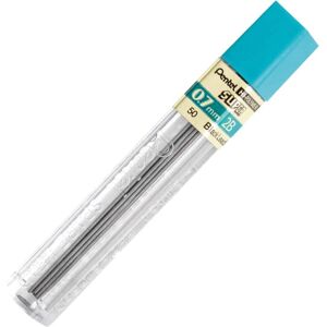 Pentel Super Hi-Polymer Refill Leads 0.7 mm, Grade 2B (Pack of 12 Tubes - 144 Le Pentel Super Hi-Polymer Refill Leads 0.7 mm, Grade 2B (Pack of 12 Tubes - 144 Le