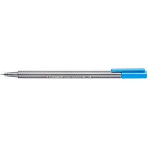 Staedtler 334 Triplus Fineliner Superfine Point Pens, 0.3 mm, Pale Blue, Box of Staedtler 334 Triplus Fineliner Superfine Point Pens, 0.3 mm, Pale Blue, Box of