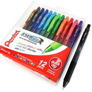 Pentel Energel X BL107 Retractable Gel Rollerball Pens - 0.7mm - 1 of Each Colou Pentel Energel X BL107 Retractable Gel Rollerball Pens - 0.7mm - 1 of Each Colou