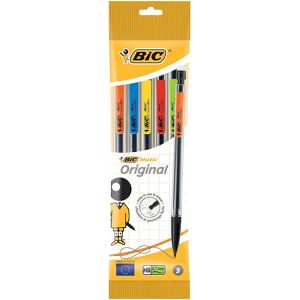 BIC Matic Original 0.7mm Mechanical Pencils 5 Pack, black BIC Matic Original 0.7mm Mechanical Pencils 5 Pack, black