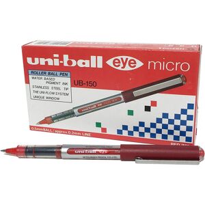 uni-ball UB-150 Eye Micro Rollerball Pens, Red Uni Super Ink, .5mm Nib, Box of 1 uni-ball UB-150 Eye Micro Rollerball Pens, Red Uni Super Ink, .5mm Nib, Box of 1