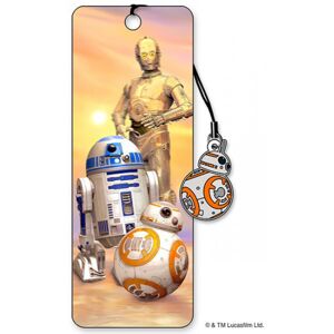 Star Wars Droids C3PO, R2-D2, BB-8 3D Bookmark Star Wars Droids C3PO, R2-D2, BB-8 3D Bookmark