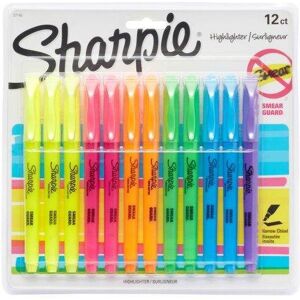 Sharpie Pocket Highlighters, Chisel Tip, Fluorescent Colors, 12 Count Sharpie Pocket Highlighters, Chisel Tip, Fluorescent Colors, 12 Count