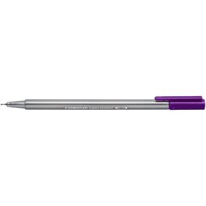Staedtler 334 Triplus Fineliner Superfine Point Pens, 0.3 mm, Violet, Box of 10 Staedtler 334 Triplus Fineliner Superfine Point Pens, 0.3 mm, Violet, Box of 10
