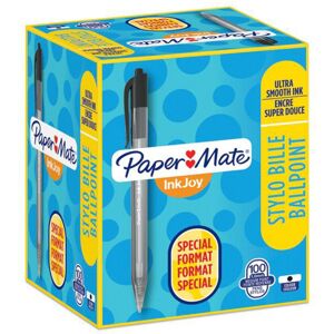 Paper Mate PaperMate InkJoy 1.0mm Retractable Black Ultra Smooth Ink Ball Point Pens,100Pc Paper Mate PaperMate InkJoy 1.0mm Retractable Black Ultra Smooth Ink Ball Point Pens,100Pc