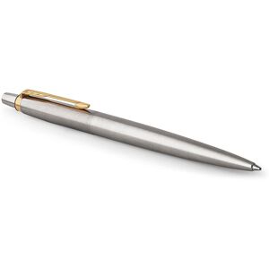 Parker Jotter Gel Pen Stainless Steel with Gold Trim Medium Point Black Ink Parker Jotter Gel Pen Stainless Steel with Gold Trim Medium Point Black Ink
