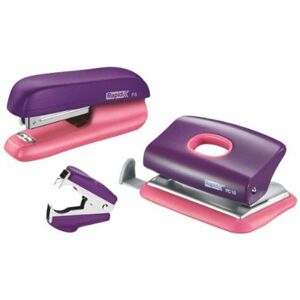 Rapid Mini Stapler and Hole Punch Set, Staple or Punch up to 10 sheets, N10 Stap Rapid Mini Stapler and Hole Punch Set, Staple or Punch up to 10 sheets, N10 Stap