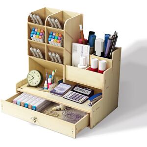 Unbranded (white maple) Wooden desk table organizer pen gift pen holder Unbranded (white maple) Wooden desk table organizer pen gift pen holder