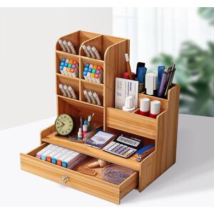 Unbranded (cherry wood) Wooden desk table organizer pen gift pen holder Unbranded (cherry wood) Wooden desk table organizer pen gift pen holder