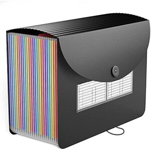 ThinkTex Expanding File Folder/Accordian File Organiser,24-Pocket Portable/Desk Filing Bo ThinkTex Expanding File Folder/Accordian File Organiser,24-Pocket Portable/Desk Filing Bo