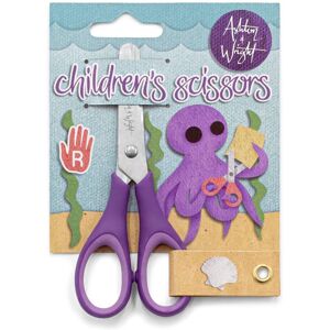 Ashton and Wright - Children's - Kids Scissors Soft Grip - 5"/12cm - Purple - Ri Ashton and Wright - Children's - Kids Scissors Soft Grip - 5"/12cm - Purple - Ri