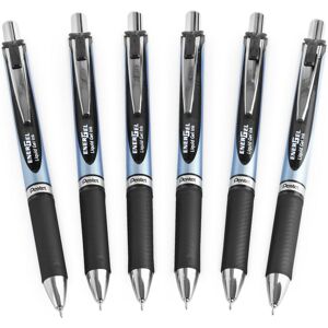 Pentel Energel BLN75 Retractable Gel Ink Rollerball Pen - 0.5mm - Black - Pack o Pentel Energel BLN75 Retractable Gel Ink Rollerball Pen - 0.5mm - Black - Pack o