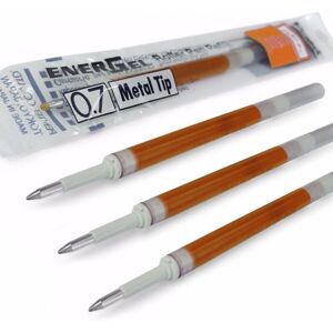 Pentel Energel 0.7mm Refill Metal Tip LR7- Fits BL77/BL57/BL37 - Orange - Pack o Pentel Energel 0.7mm Refill Metal Tip LR7- Fits BL77/BL57/BL37 - Orange - Pack o