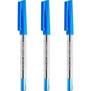 Staedtler Medium 0.5mm 430 Stick Ballpoint Pens Writing Pen Smooth - Blue Ink - Staedtler Medium 0.5mm 430 Stick Ballpoint Pens Writing Pen Smooth - Blue Ink -