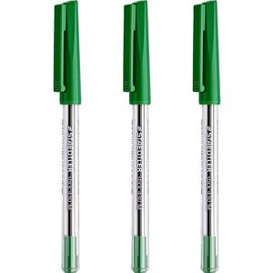 Staedtler Medium 0.5mm 430 Stick Ballpoint Pens Writing Pen Smooth - Green Ink - Staedtler Medium 0.5mm 430 Stick Ballpoint Pens Writing Pen Smooth - Green Ink -