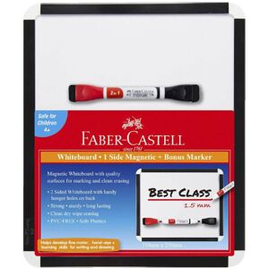 Faber Castell Magnetic Whiteboard Set with Single Marker A4 Faber Castell Magnetic Whiteboard Set with Single Marker A4