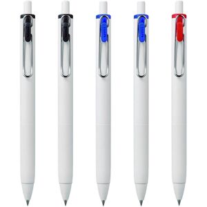 Uni-Ball UMN-S-05 Retractable Gel Ink Rollerball Pens - White Barrel - Black, Bl Uni-Ball UMN-S-05 Retractable Gel Ink Rollerball Pens - White Barrel - Black, Bl