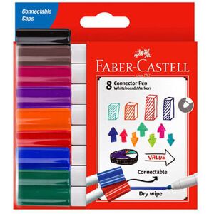 (8pk) Faber-Castell Connector Whiteboard Markers (8pk) Faber-Castell Connector Whiteboard Markers