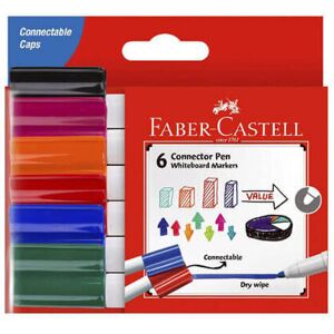 (6pk) Faber-Castell Connector Whiteboard Markers (6pk) Faber-Castell Connector Whiteboard Markers