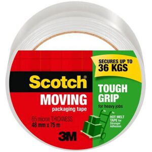 Scotch Tough Grip Moving Packaging Tape 48x50m (6pk) Scotch Tough Grip Moving Packaging Tape 48x50m (6pk)