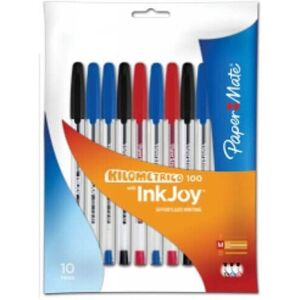 (Assorted) Paper Mate InkJoy Ballpoint Pen Medium 1.0mm 10pk (Assorted) Paper Mate InkJoy Ballpoint Pen Medium 1.0mm 10pk