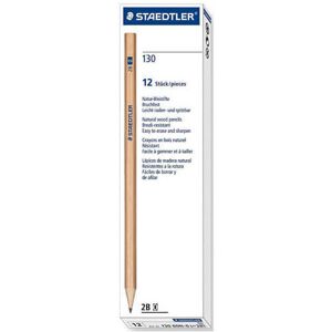 Staedtler Natural Lead Pencils (12/box) (2B) Staedtler Natural Lead Pencils (12/box) (2B)