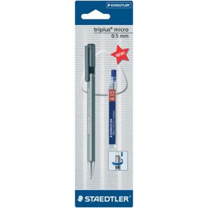 Staedtler Triplus Micro HB Mechanical Pencil - 0.5mm Lead Staedtler Triplus Micro HB Mechanical Pencil - 0.5mm Lead