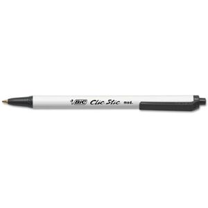 Bic Corporation Clic Stic Ballpoint Retractable Pen, 1 mm, Black, 24/Pk Bic Corporation Clic Stic Ballpoint Retractable Pen, 1 mm, Black, 24/Pk