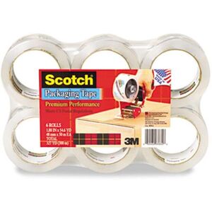 Scotch 3850 Heavy Duty Tape Refills- 1.88" x 54.6 yds- 3" Core- Clear Scotch 3850 Heavy Duty Tape Refills- 1.88" x 54.6 yds- 3" Core- Clear