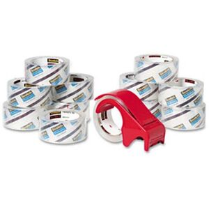 3M 3850 Heavy Duty Packaging Tape 1.88'' x 54.6 yards Clear 12/Box 3M 3850 Heavy Duty Packaging Tape 1.88'' x 54.6 yards Clear 12/Box