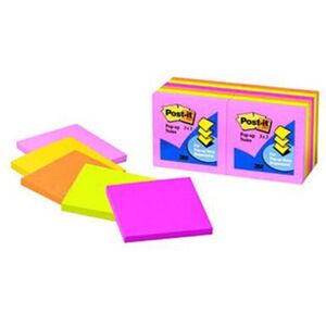 3M Company Sticky note Note Pop-Up Refills Neon Colors 3M Company Sticky note Note Pop-Up Refills Neon Colors