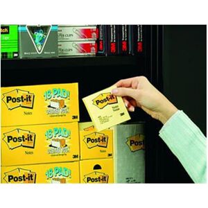 3M Company MMM65418CP Sticky note Notes In Cabinet Packs 33 Canary Yellow 18 Pad 3M Company MMM65418CP Sticky note Notes In Cabinet Packs 33 Canary Yellow 18 Pad