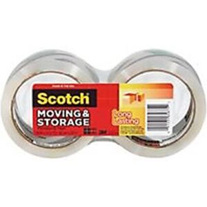 3m 1.88 in. X 163 ft. Long Lasting Moving & Storage Scotch Packaging Tape 2 3m 1.88 in. X 163 ft. Long Lasting Moving & Storage Scotch Packaging Tape 2
