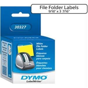 Dymo LABEL WHITE FILE FOLDER 1 U Dymo LABEL WHITE FILE FOLDER 1 U
