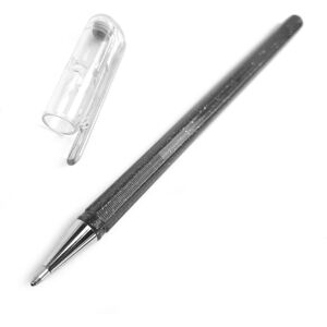 Pentel Hybrid - Dual Metallic - Liquid Gel Rollerball Pen - K110 - Silver - Sing Pentel Hybrid - Dual Metallic - Liquid Gel Rollerball Pen - K110 - Silver - Sing