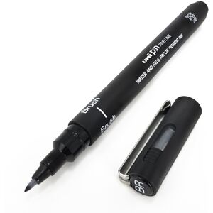 Uni-Ball Uni Pin Fineliner Drawing Pen - Brush Nib - Black Ink - Single Uni-Ball Uni Pin Fineliner Drawing Pen - Brush Nib - Black Ink - Single