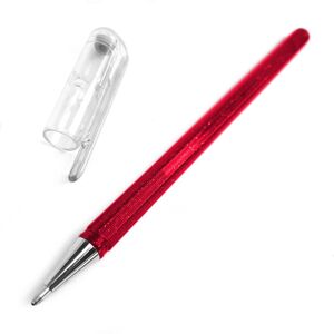 Pentel Hybrid - Dual Metallic - Liquid Gel Rollerball Pen - K110 - Pink/ Metalli Pentel Hybrid - Dual Metallic - Liquid Gel Rollerball Pen - K110 - Pink/ Metalli