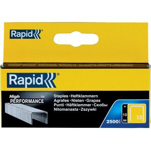 Rapid High Performance Staples, No.13, Leg Length 10 mm, 11840625 - 2500 Pieces Rapid High Performance Staples, No.13, Leg Length 10 mm, 11840625 - 2500 Pieces