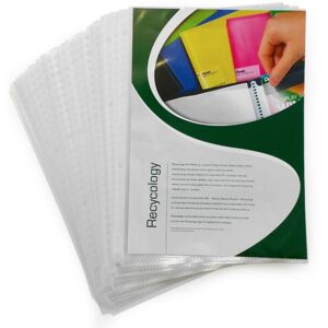 Pentel A4 Punched Pockets Sleeves - Clear Poly Pockets - Pack of 50 Pentel A4 Punched Pockets Sleeves - Clear Poly Pockets - Pack of 50