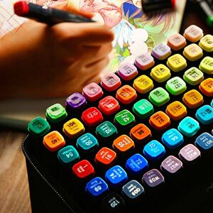 Unbranded 80 Colors Dual Tip Twin Marker Pens Set Artist Sketch Unbranded 80 Colors Dual Tip Twin Marker Pens Set Artist Sketch