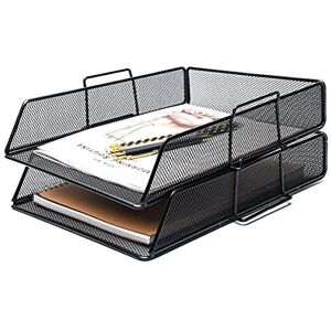 EXERZ Paper Sorter/ Tray/ Desk Organiser/ File Holder 2PCS Pack - Wire Mesh - Of EXERZ Paper Sorter/ Tray/ Desk Organiser/ File Holder 2PCS Pack - Wire Mesh - Of