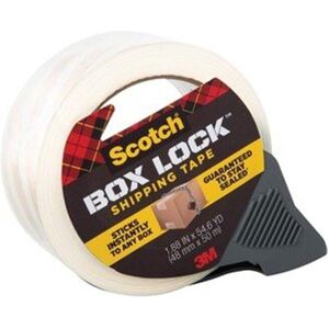 Scotch MMM3950RD Box Lock Packaging Tape Scotch MMM3950RD Box Lock Packaging Tape