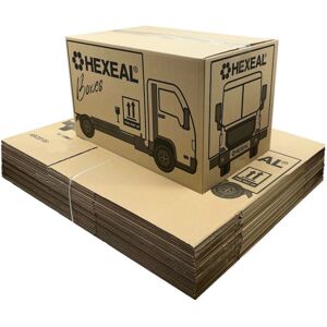 Hexeal 51.6cm x 31.1cm x 31.7cm Large Moving Box, 20 Pack Packaging Box, Stora Hexeal 51.6cm x 31.1cm x 31.7cm Large Moving Box, 20 Pack Packaging Box, Stora
