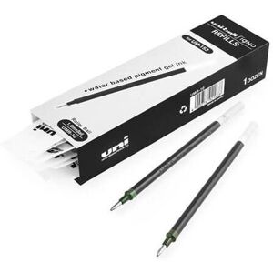 Uni-Ball Uni Gel Ink Rollerball Signo Pen Refill - Black - Pen Refill - Water Resistant - 12 Pieces Uni-Ball Uni Gel Ink Rollerball Signo Pen Refill - Black - Pen Refill - Water Resistant - 12 Pieces