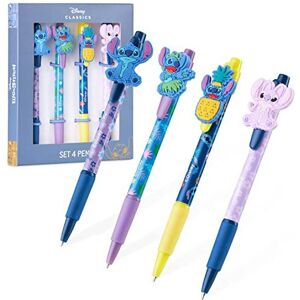 Disney Cute Pens - 4 Pack Stitch Novelty Pens - Lilo and Stitch Gifts Disney Cute Pens - 4 Pack Stitch Novelty Pens - Lilo and Stitch Gifts